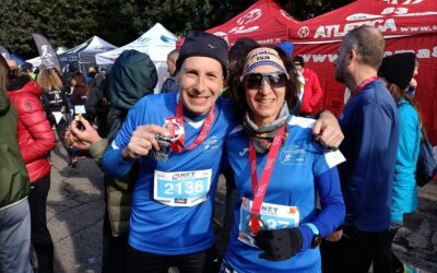 Giovanni Ambu  e Paola Scura a Roma per “la corsa di Miguel” 10 Km – GS Runners c’è  – 22 gennaio 2023