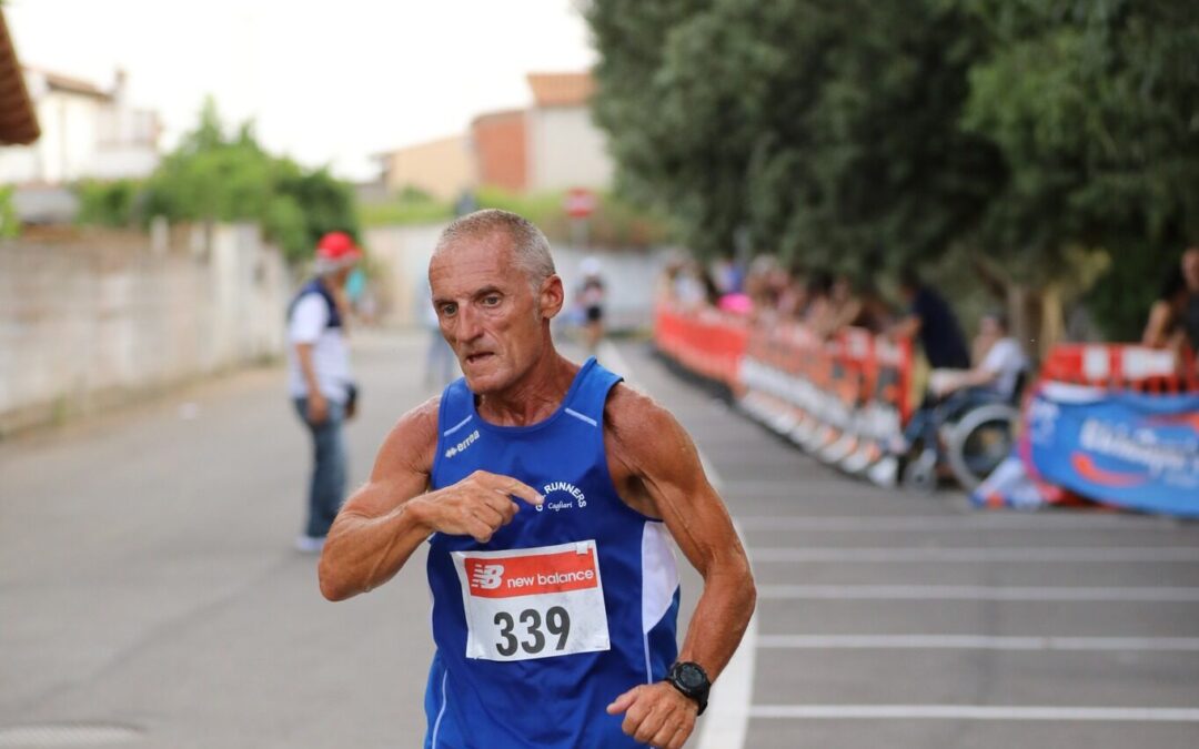 Bene il nostro Corrado Beato al XXIII Trofeo Paese museo 6 km uomini a San Sperate