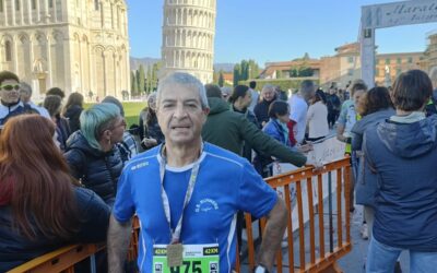 Maratona di Pisa complimenti a Giovanni Pisano che chiude la gara a 5:50 a km in 4:06:11